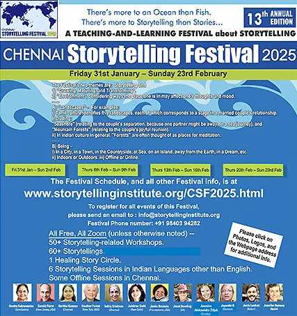 Jennifer Ramsay at the Chennai Storytelling Festival 2025